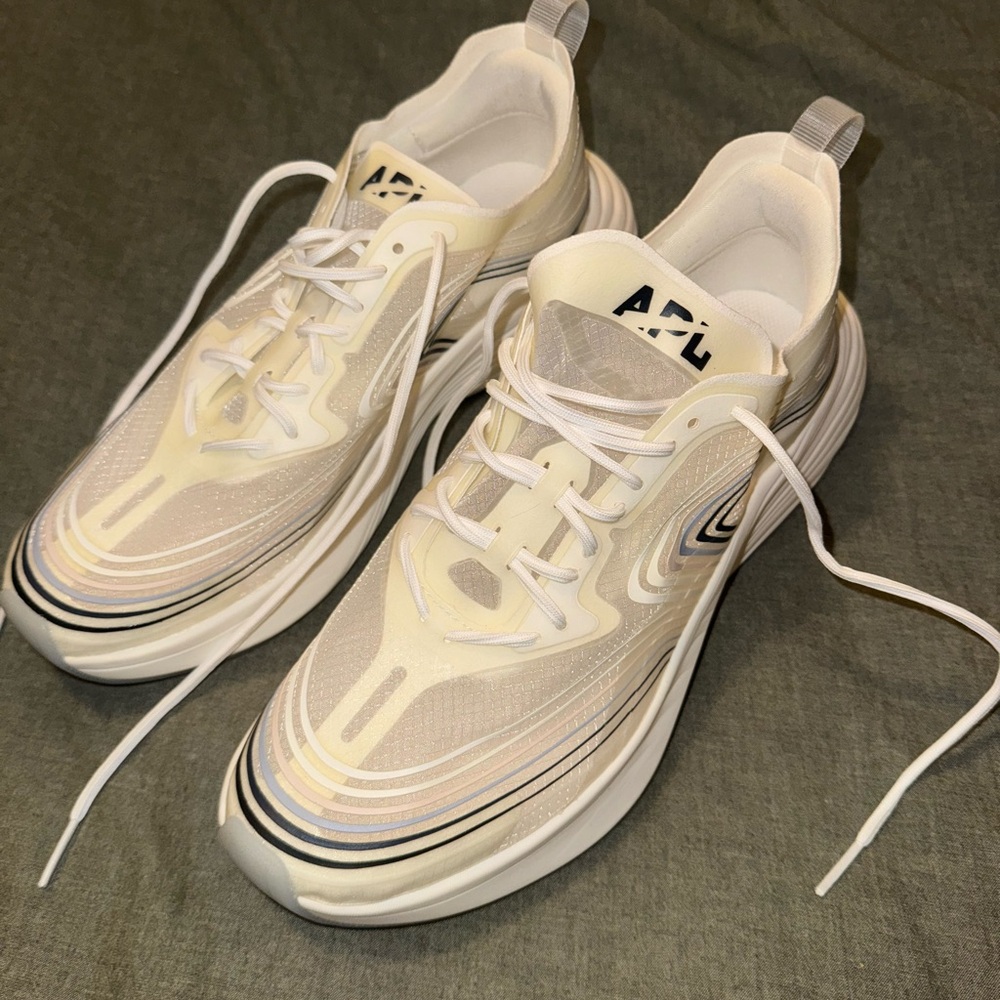 APL Shoes | Women’s Streamline Athletic Shoe | 10.5 | Clear, White & Black